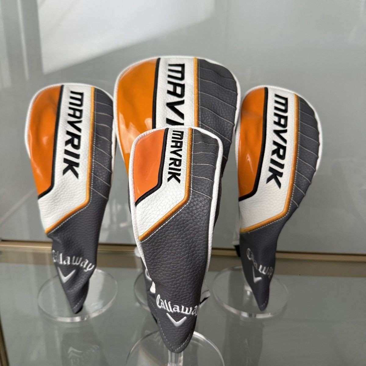 Maverick MAVRIK Golf Club Cover Grey Orange Ball Head Protective Cover 135UT