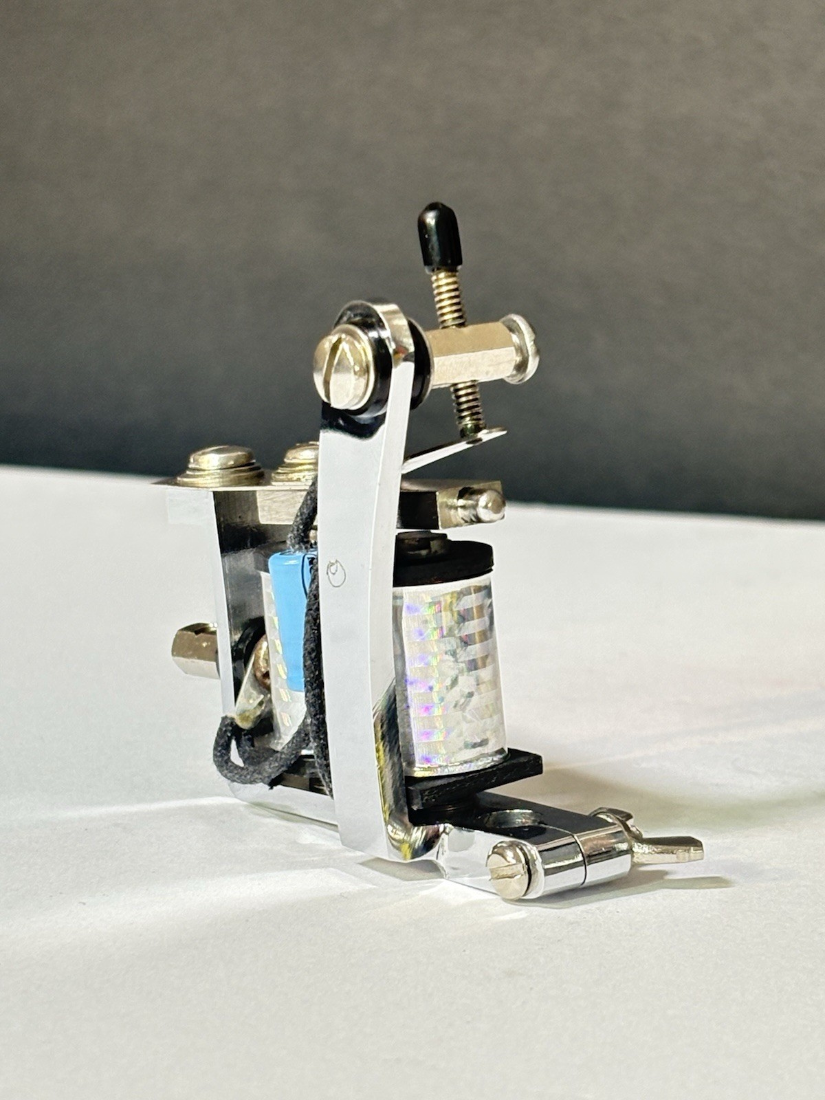 Vintage Spaulding & Rogers Chrome “FLAT SIDE” Lightweight Tattoo Machine