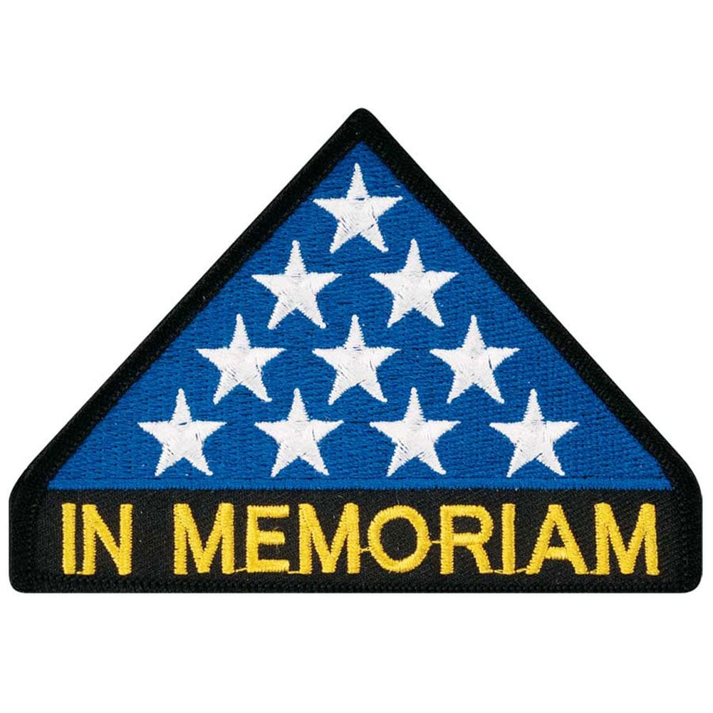 In Memoriam U.S. Flag Case Patch