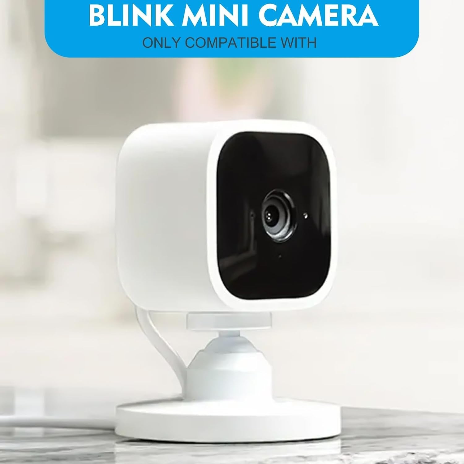 Effortless No Drill Camera Mount for Blink Mini - 2 Pack Wall Brackets Included