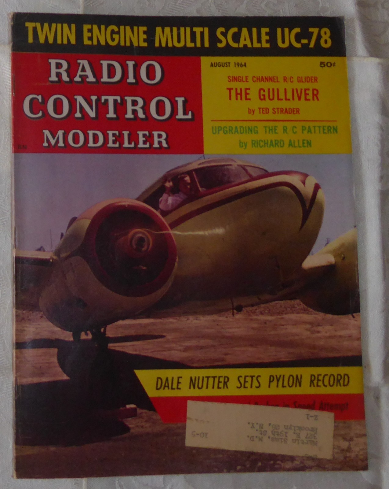 Vintage August 1964 Radio Control Models Magazine