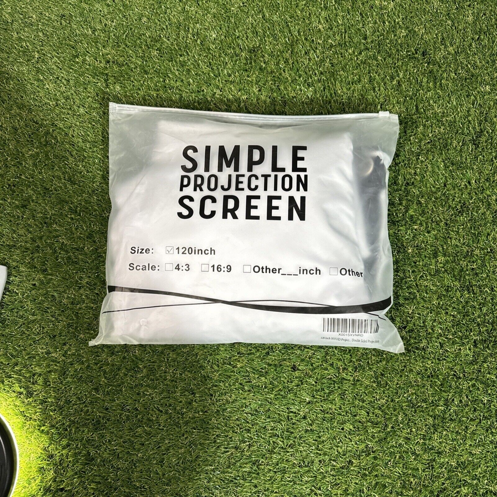 Simple Projection Screen 120 Inches foldable 16:9 scale