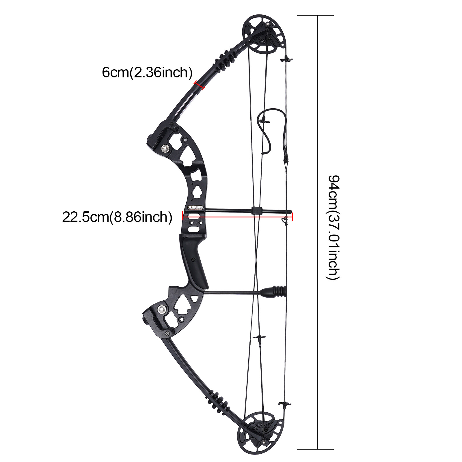 30-60lbs Pro Compound Right Hand Bow Kit Arrow Archery Target Practice Hunting