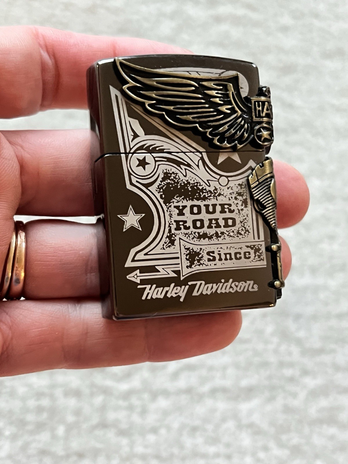 Harley Davidson Brand New Lighter Black Best Gift