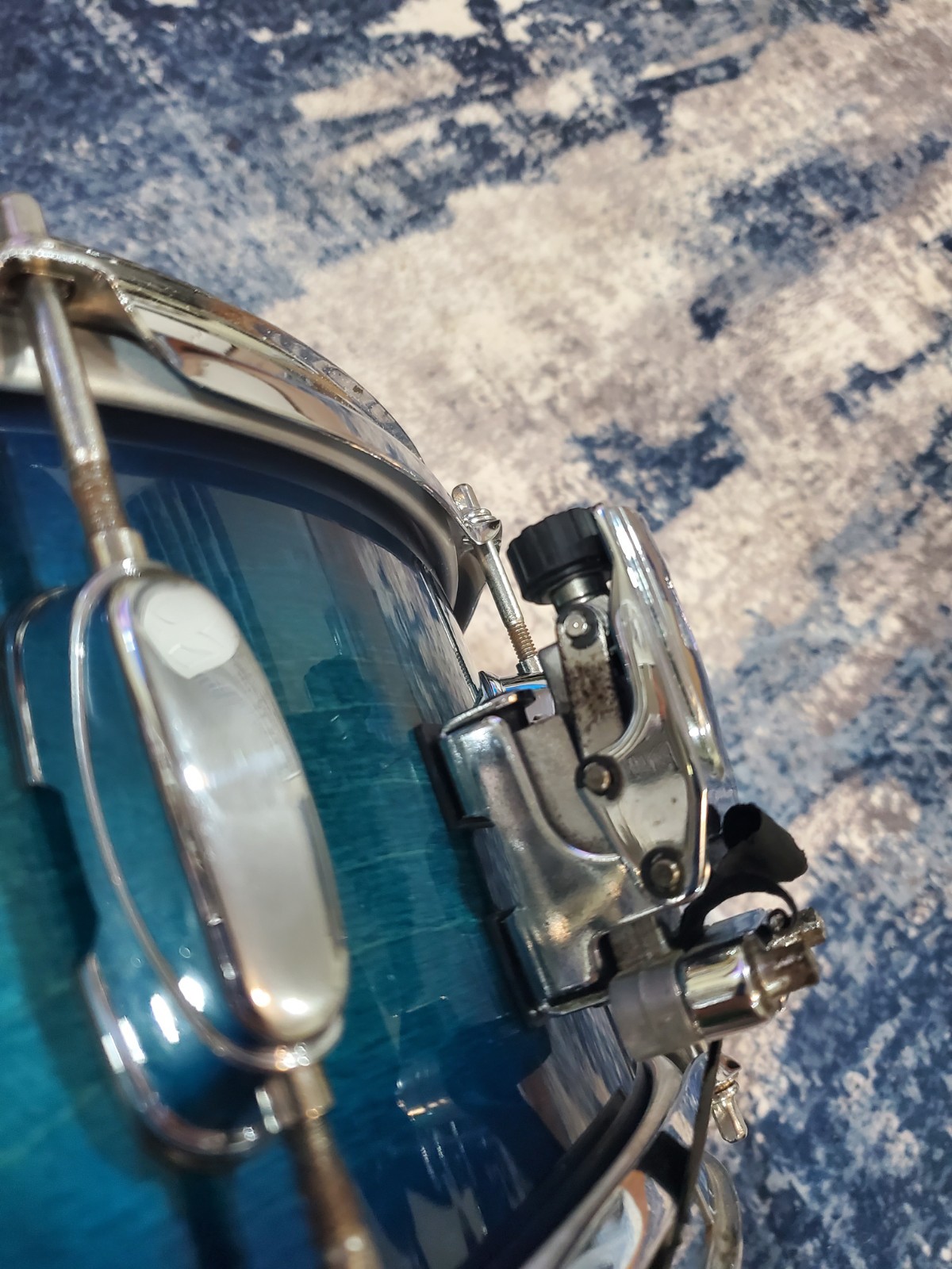 TAMA Superstar Classic 14x6.5 Maple Snare Drum Blue Lacquer Burst
