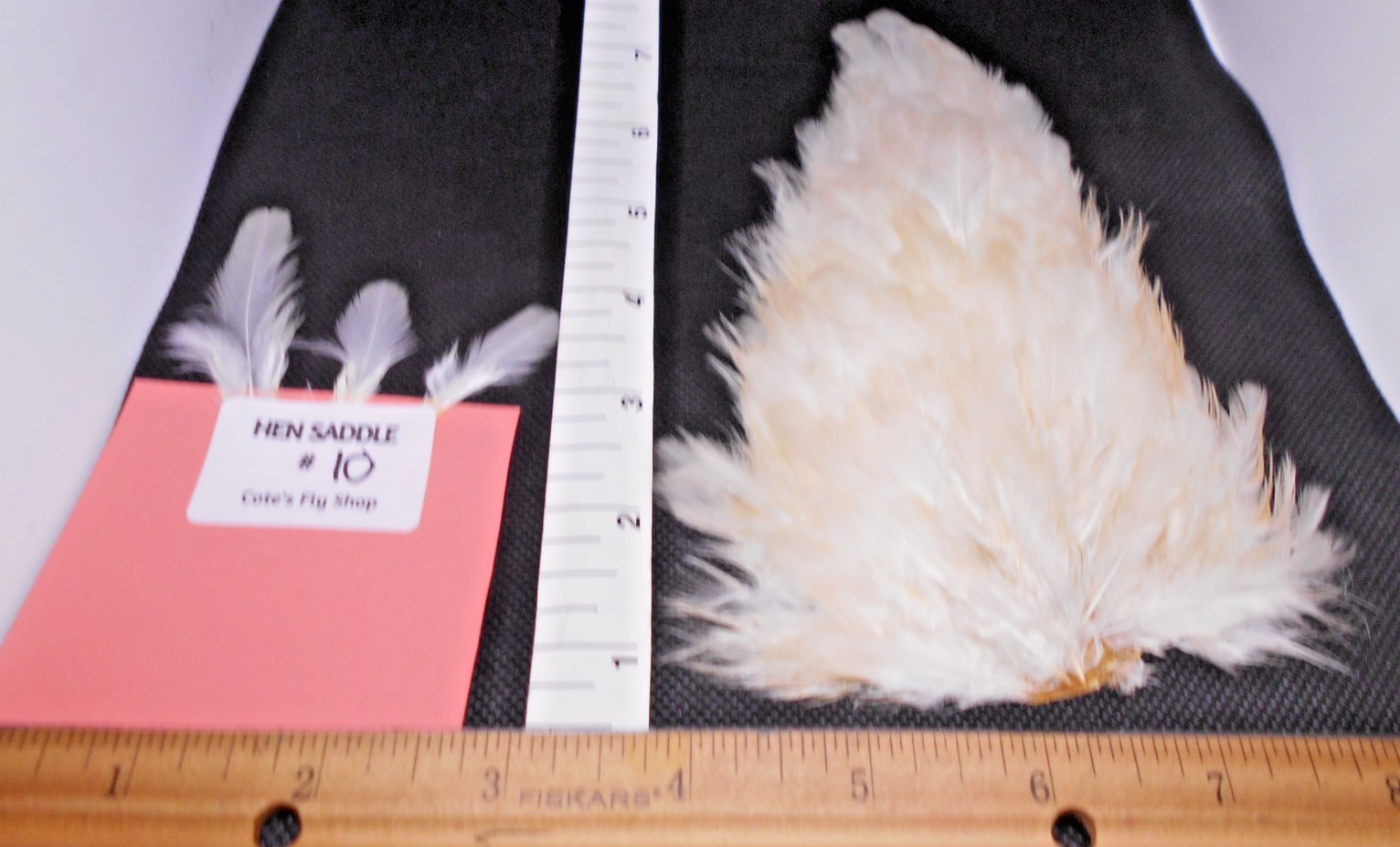 Hen backs (Saddles) - Natural White - Great for Dyeing - For Fly Tying or Crafts