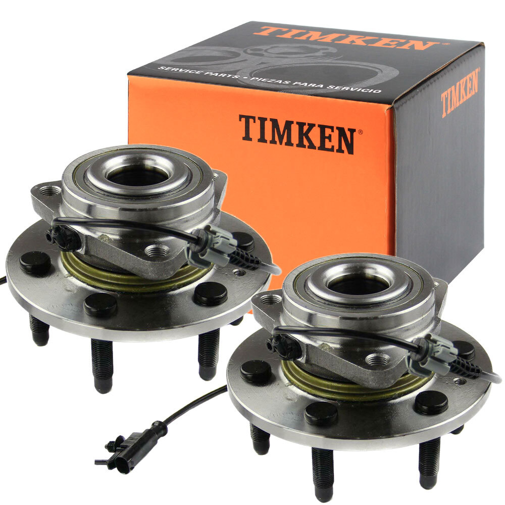 4WD Pair TIMKEN Front Wheel Bearing Hub for 2007-2014 Silverado 1500 Sierra 1500