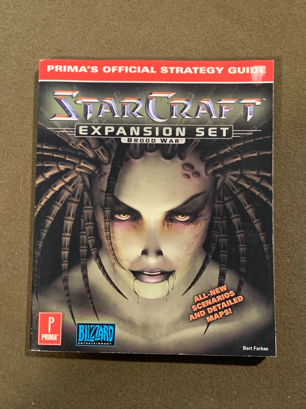 Star Craft Expansion Brood War Prima's Official Strategy Guide Book Video Game