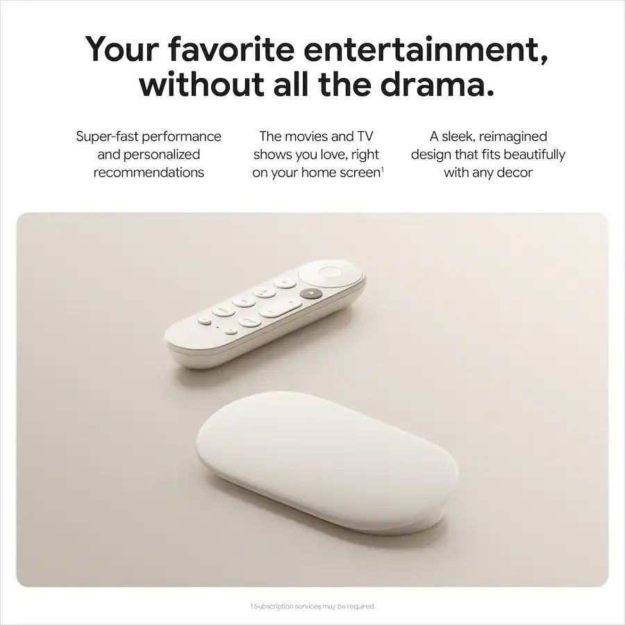4K TV Streaming Device 32GB Storage HDR Bluetooth Remote New Open Box No Box