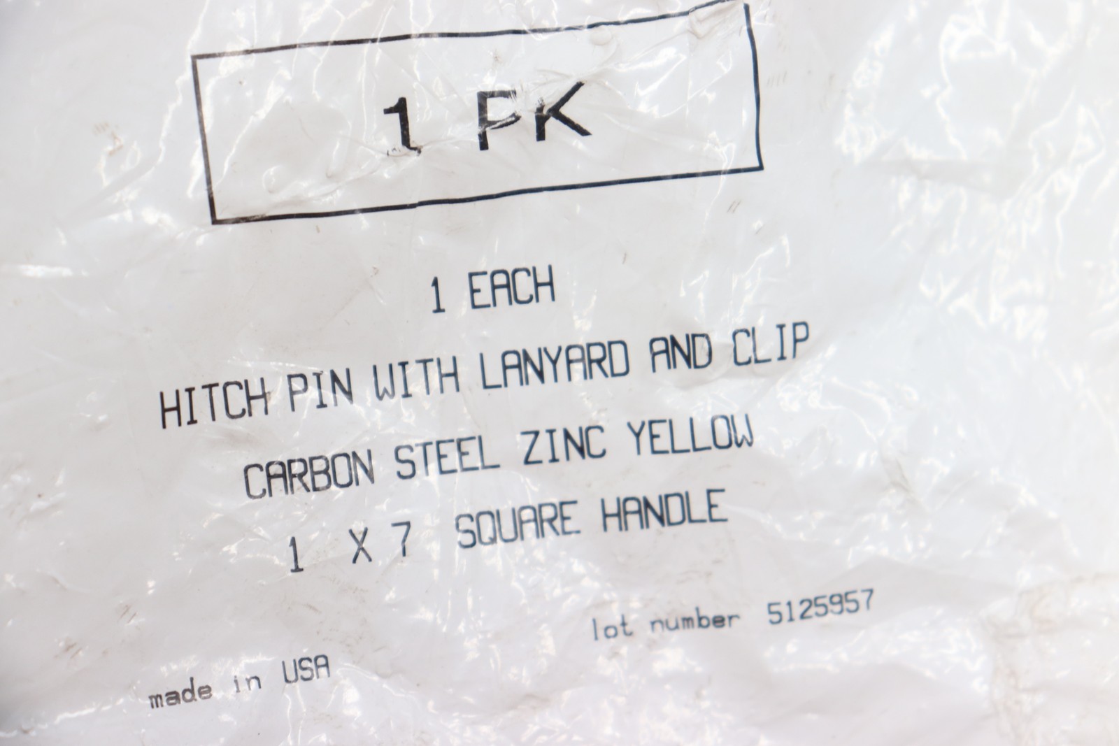 Swivel Handle Forged Hitch Pin P071011C