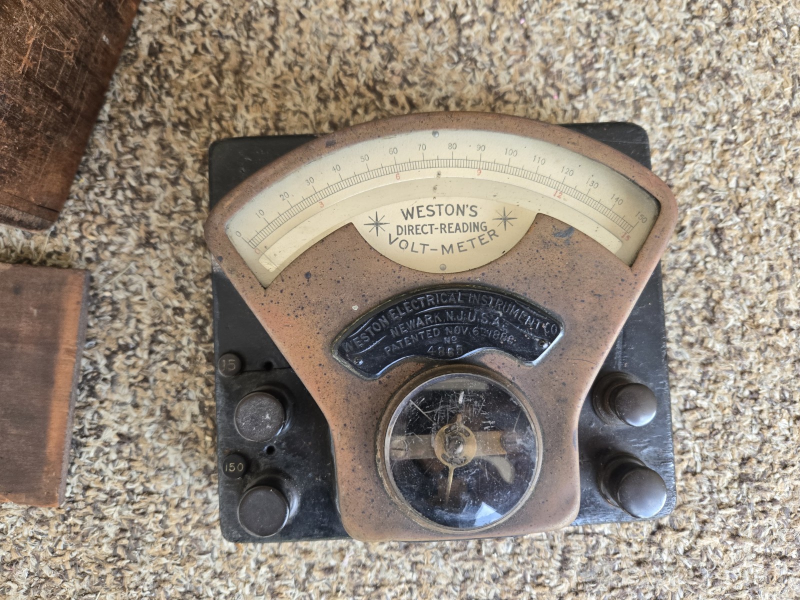 Weston Antique Volt Meter