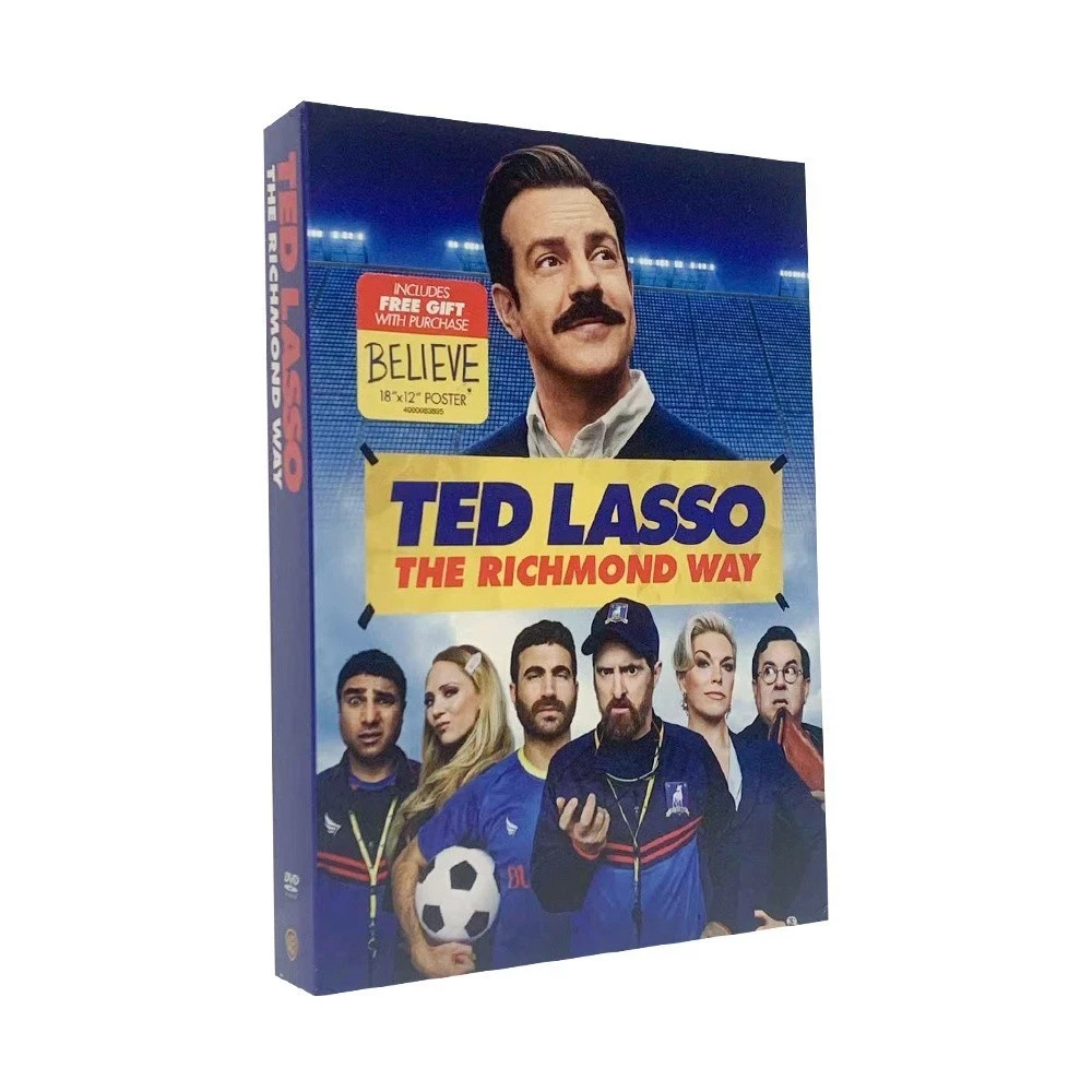 Ted Lasso Complete Series 1-3 7-Disc DVD Box Set w/ FREE Poster