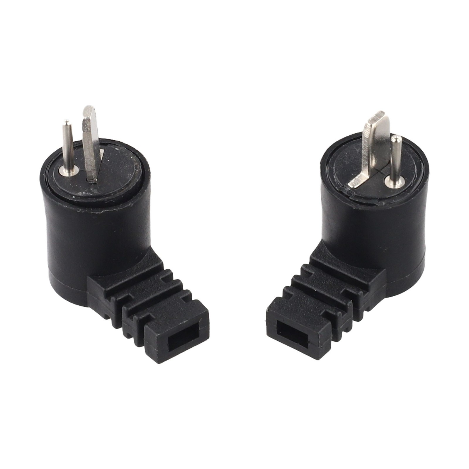 High Quality Connector 2-pin 1 Pair 2 Pcs AC 220V Audio Bend