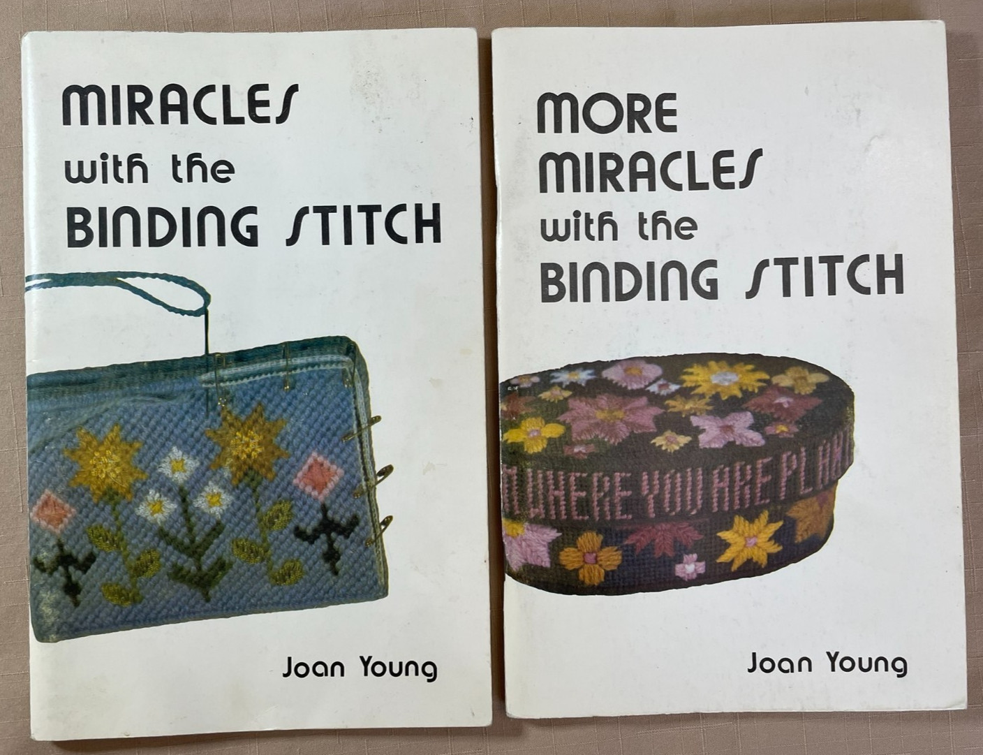 Miracles With The Binding Stitch And More Miracles By Joan Young Needlepoint