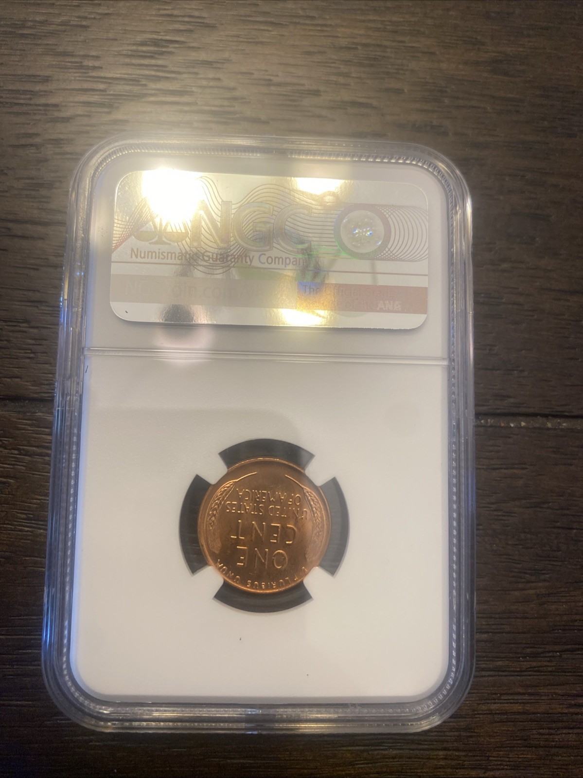 1957-D Lincoln Wheat Penny, Graded, MS-66RD