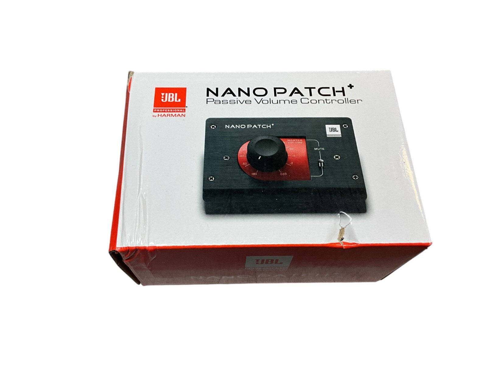 9333421723144 JBL Nano Patch+ Compact 2-Channel Passive Volume Controller NEW