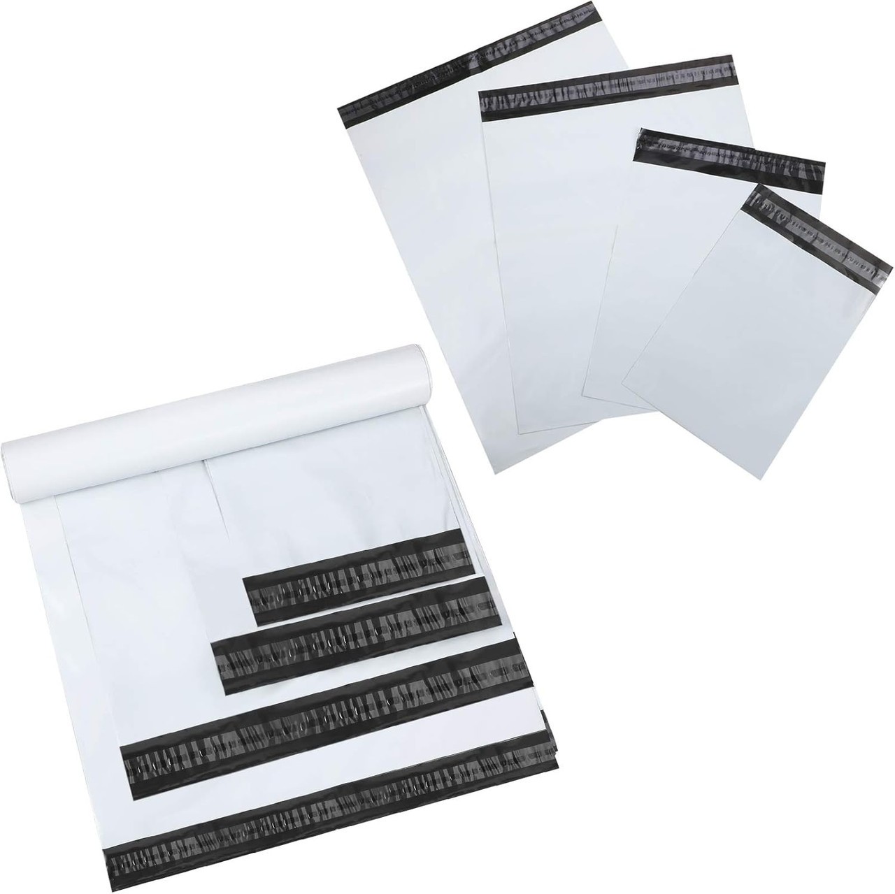 120 Mixed Size Variety Pack Poly Mailers Mailing Bags Shipping Bags Assorted lot
