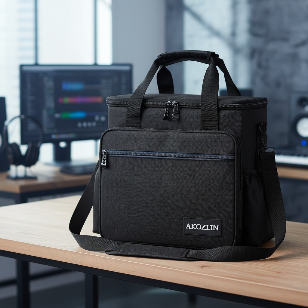 Versatile Padded Mixer Gig Bag with Adjustable Strap – Perfect for DJs On-the-Go
