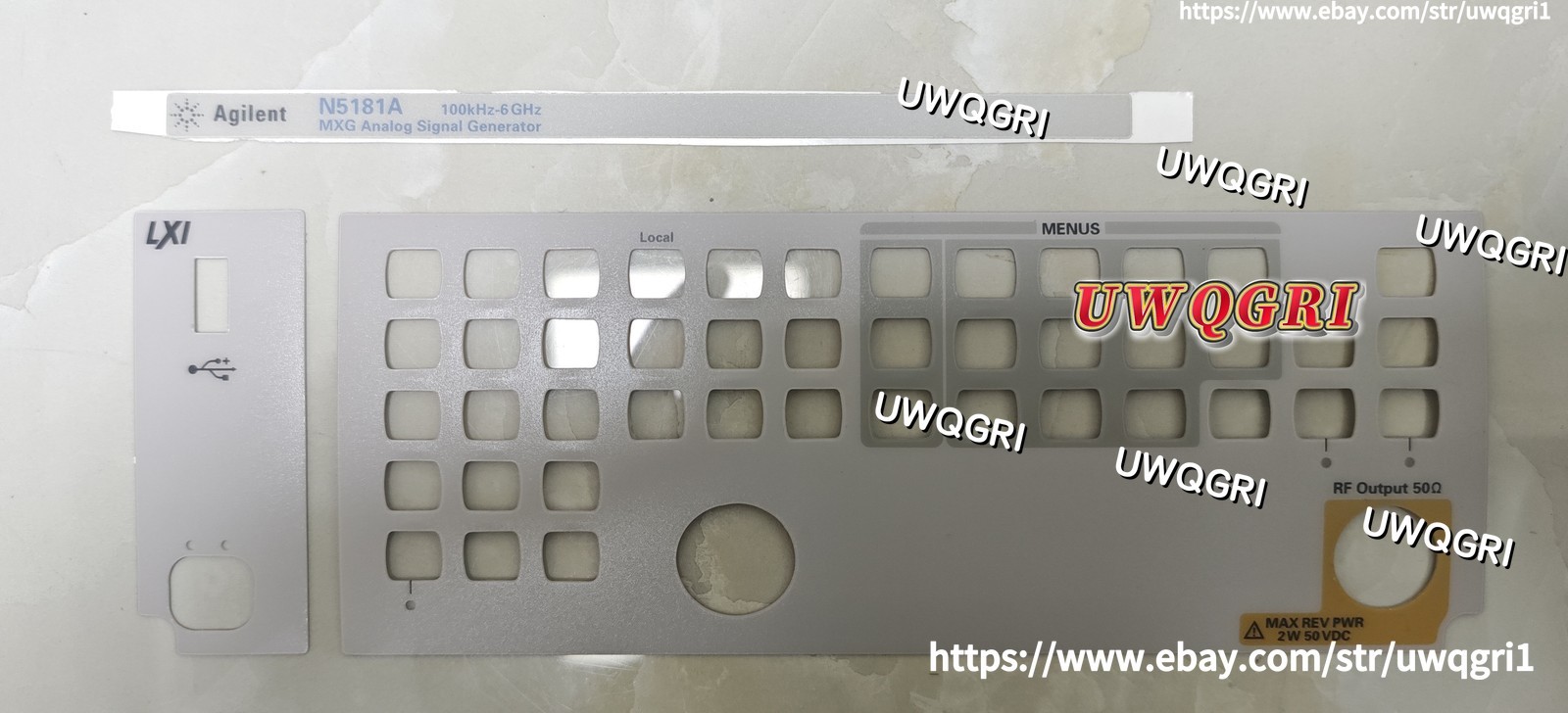 1 PCS Agilent Keysight HP Label Nameplate N5181A N5182B E4421B E4422B E4433B..