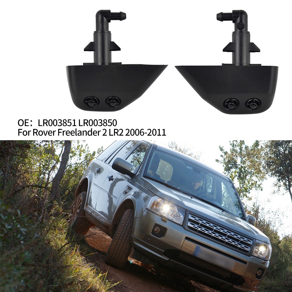1 Pair Headlight Washer Nozzle For Freelander LR2 LR003850 LR003851