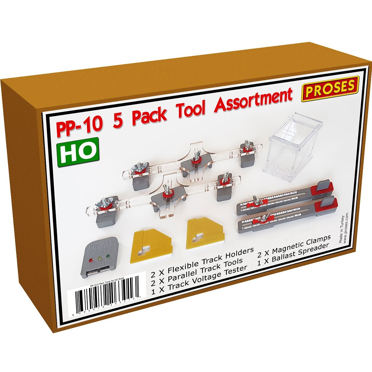 Bachmann HO Scale ~ New 2026 ~ PP-10 5 Pack ~ Track Tool Assortment ~ 39029