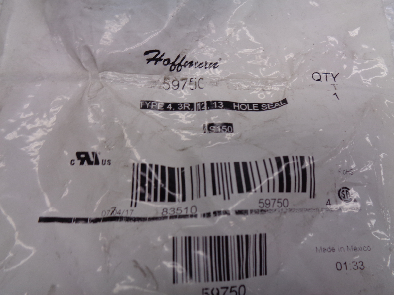 HOFFMAN 59750 HOLE SEAL NSMP