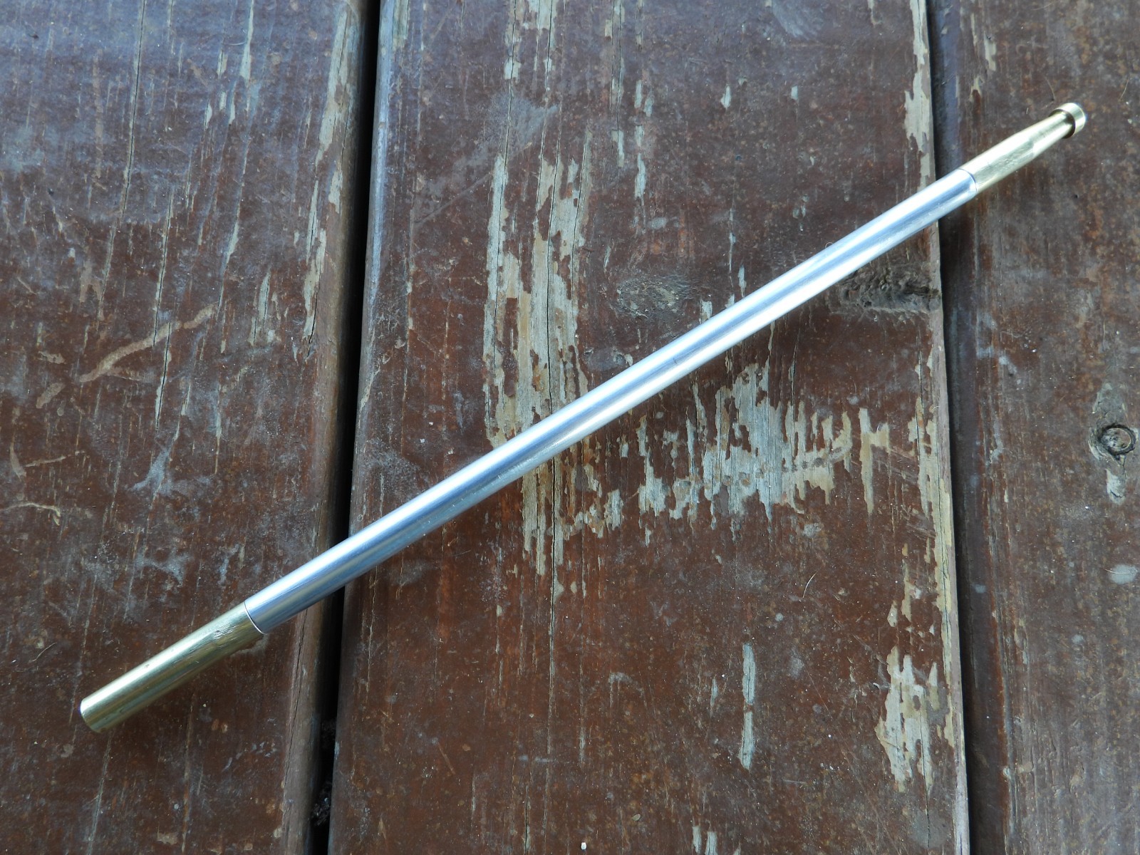 CVA Custom Made Kentucky Pistol Ramrod Solid Aluminum With Brass Threaded Ends