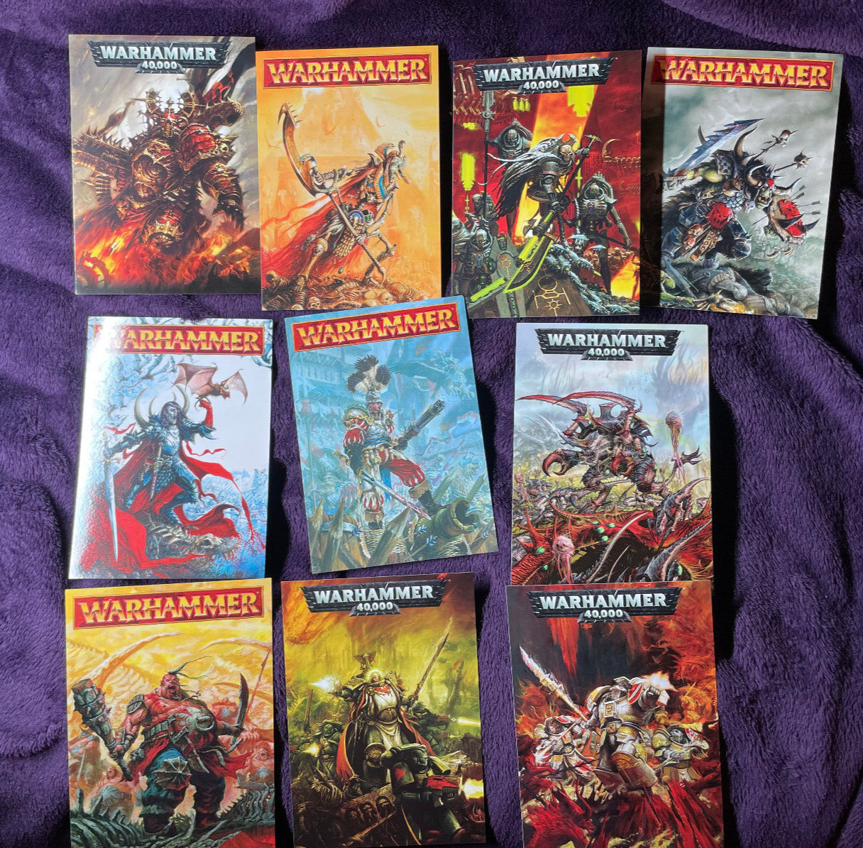 Games Workshop Fantasy and 40,000 Art Cards - SEALED