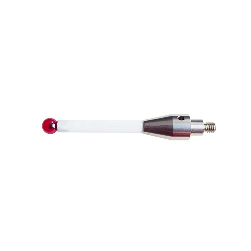 M4 CMM Ceramic Stem Stylus,6.0mm Ruby Ball,Length 50mm,Compatible BLUM 143416