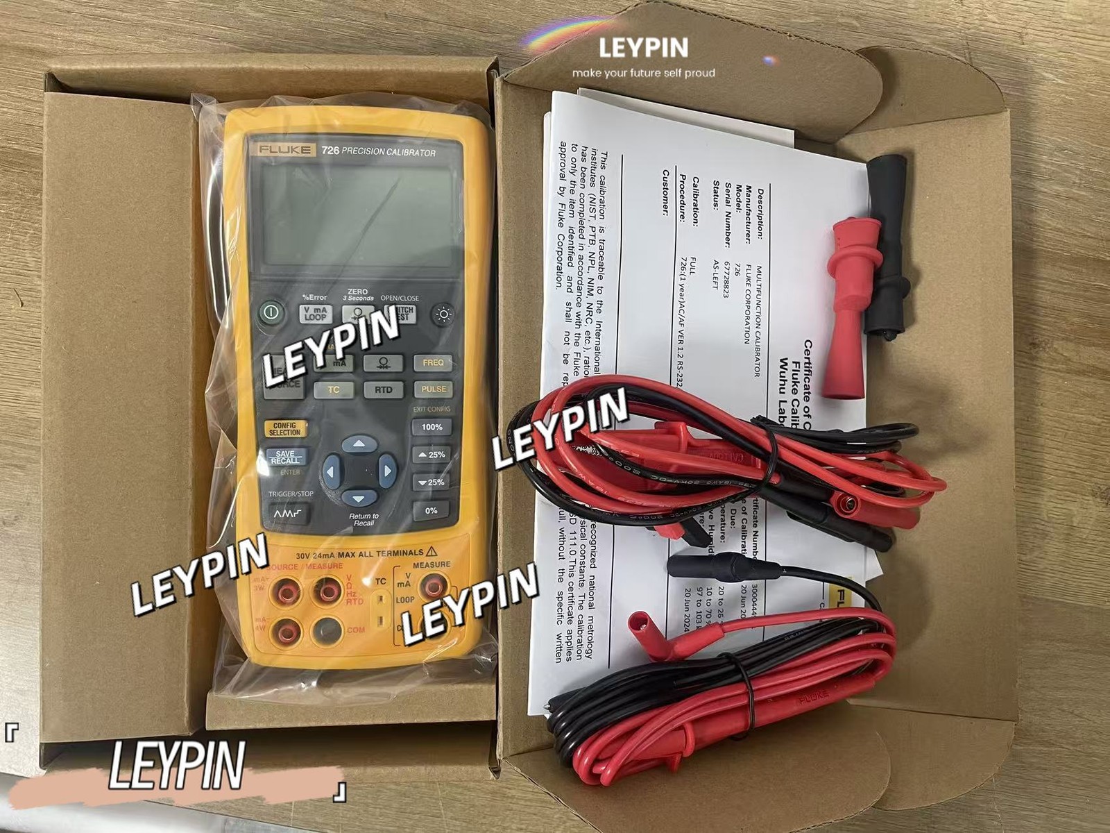 95%New Fluke 726 Multifunction Process Calibrator Calibrated /stock~