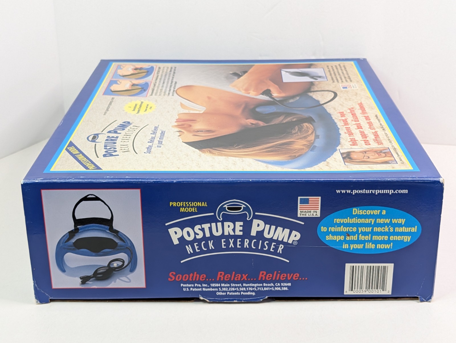 Posture Pump Neck Exerciser Professional Model with Head & Chin Strap
