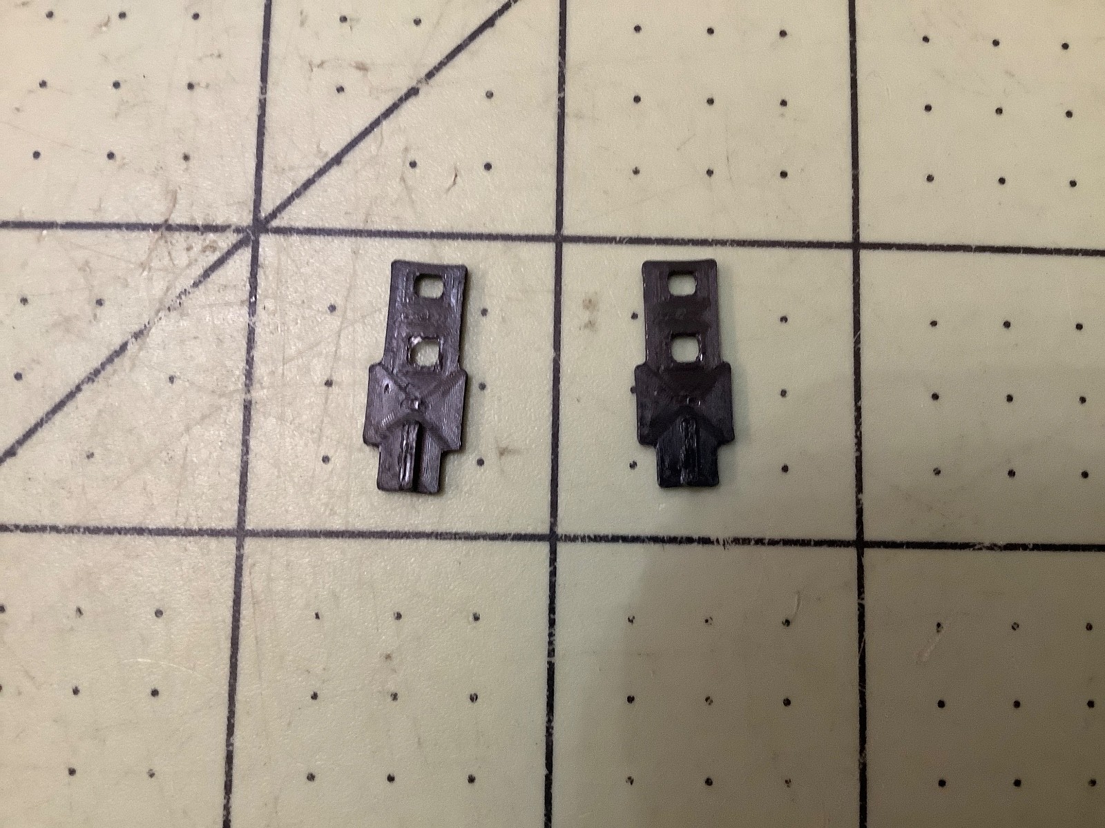 Pair of Apple IIe Spacebar  Supports - Spacebar Not Included - FREE SHIPPING