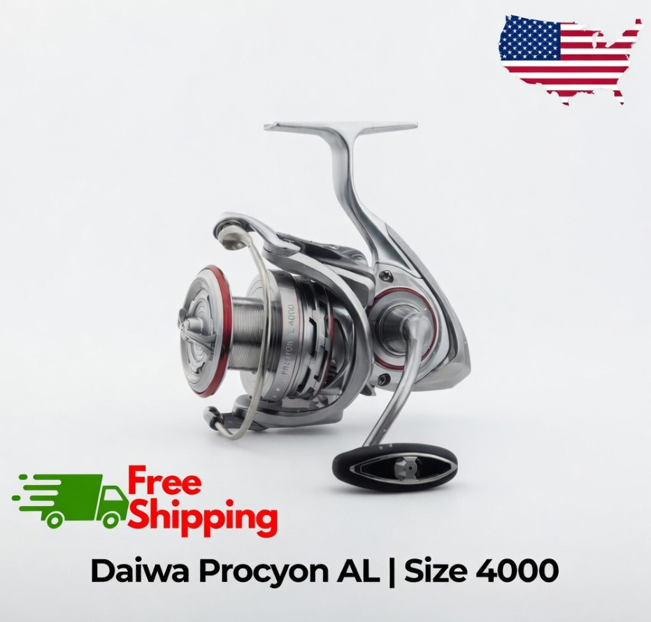 New Daiwa Procyon AL Spinning Reel 4000