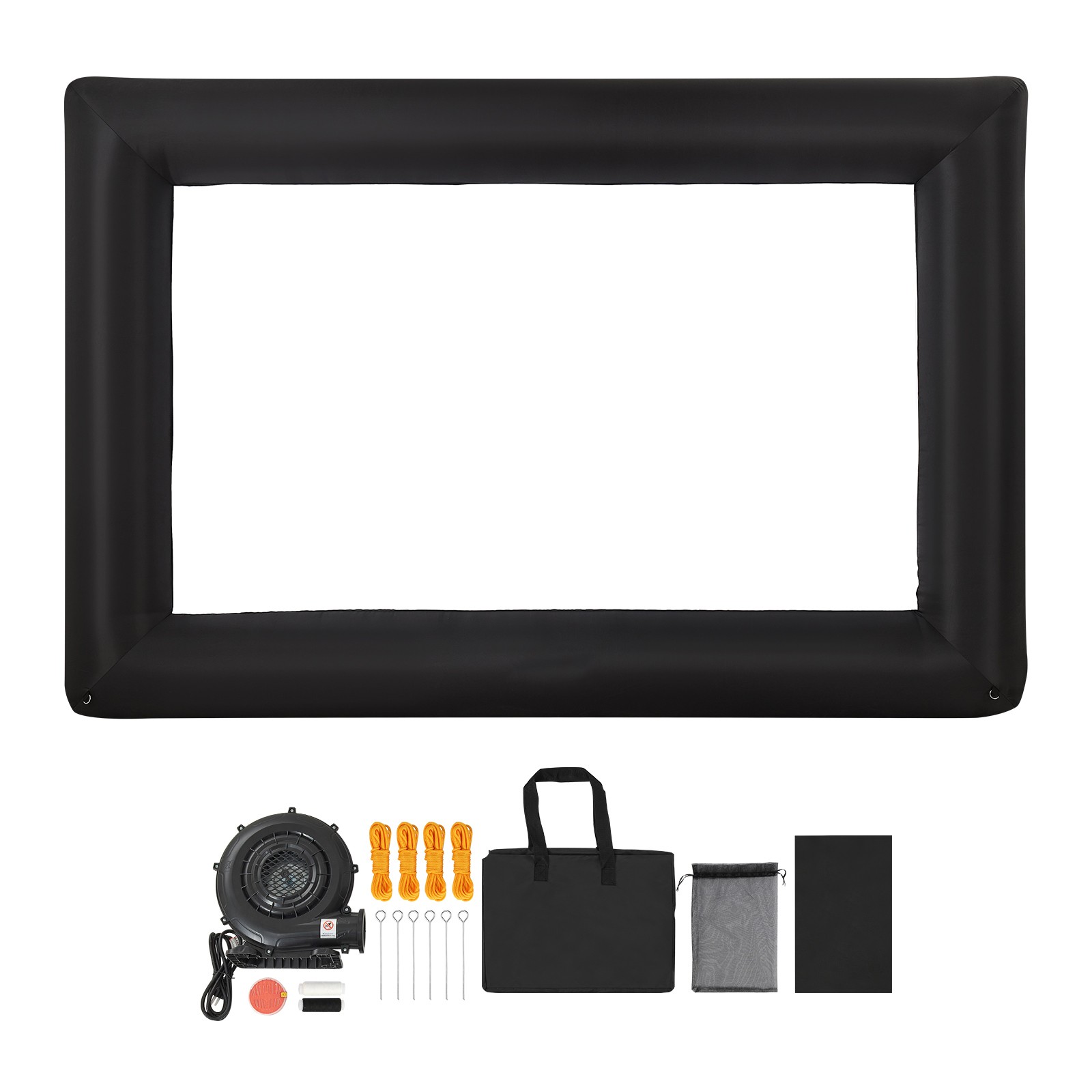 Uimoso 16ft Inflatable Outdoor Movie Screen16:9 with Carrying Bag for Projectors