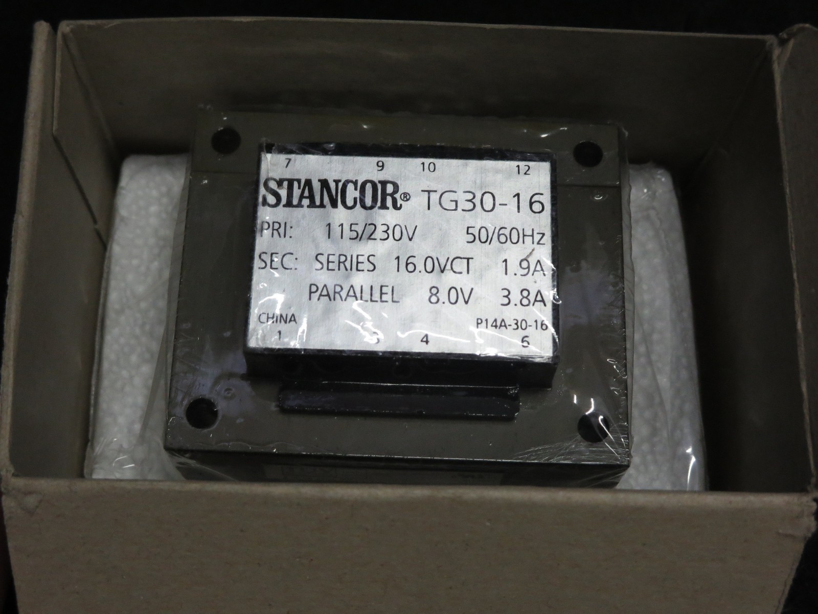 Stancor TG30-16, 115/230V International P.C. Mount Transformer