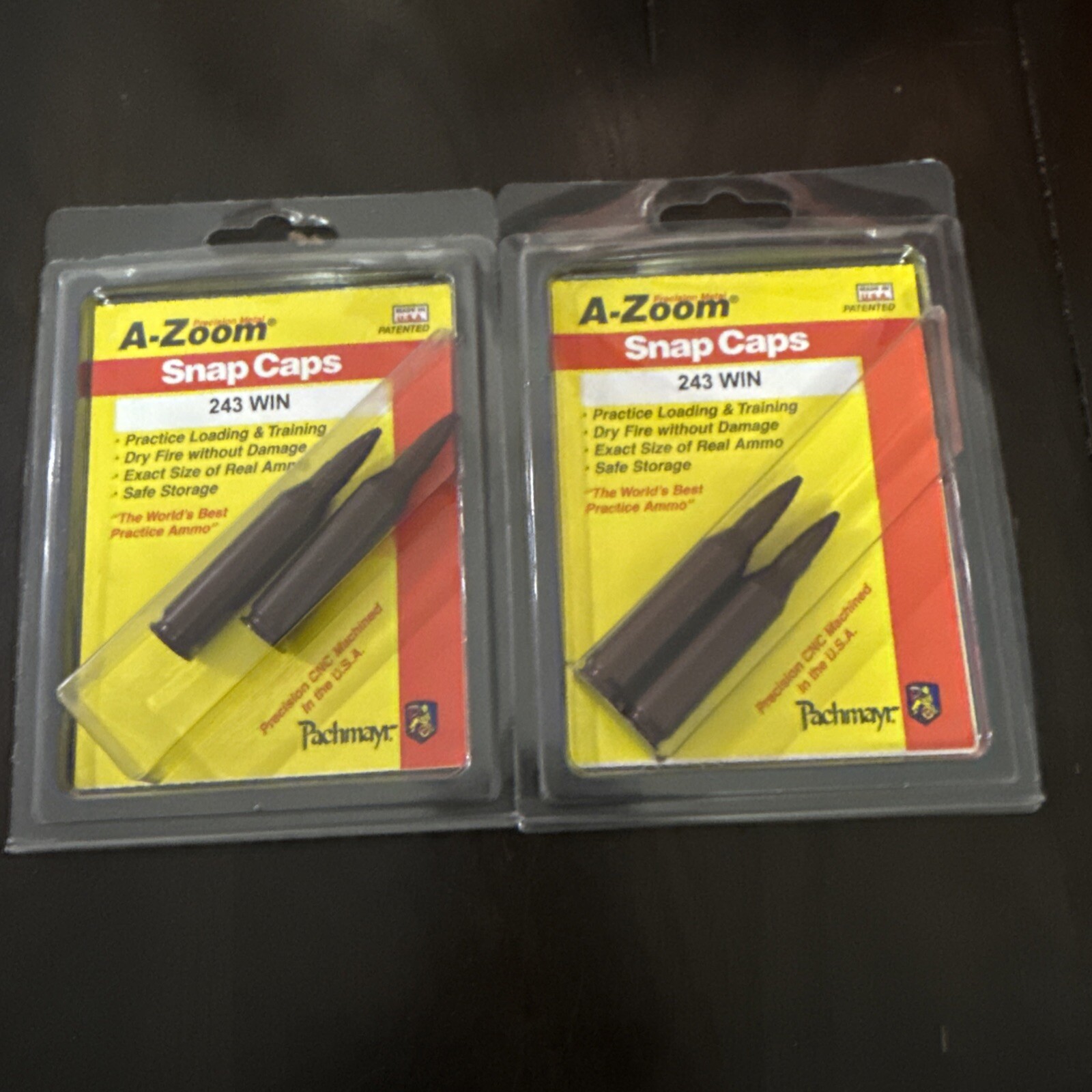 A-Zoom Snap Caps (2)   243 Win.  12223  (2 Pack)