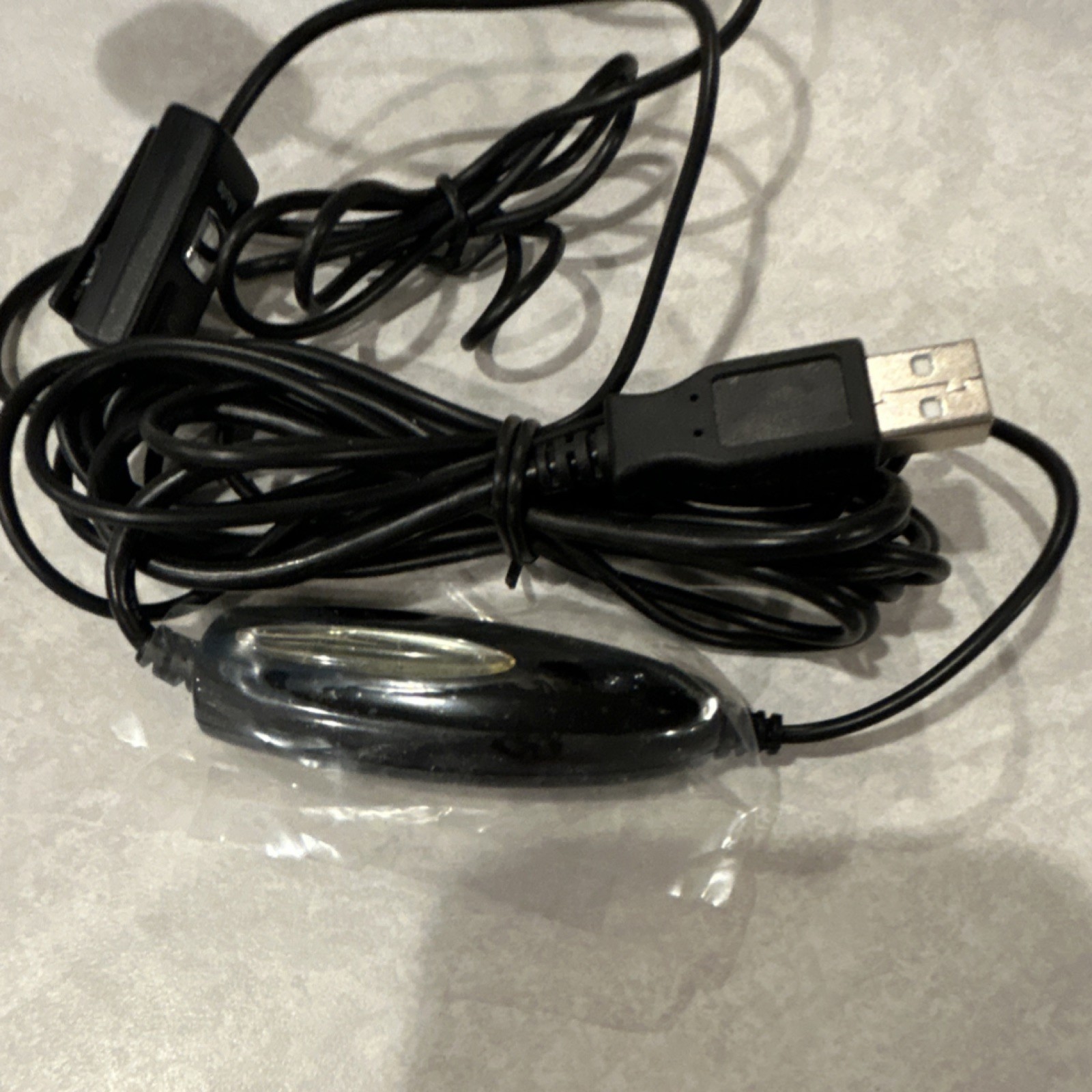Rocketfish Broadcaster PS3 USB Wired Headset Boom Mic Adjustable Headband 15ft