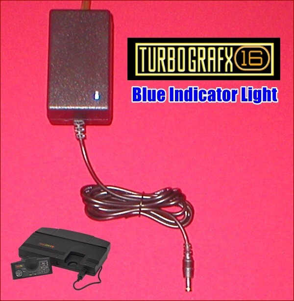 10.5V AC Adapter Power Supply W/LED for Turbo Grafx 16 TG-16 Console System NEW