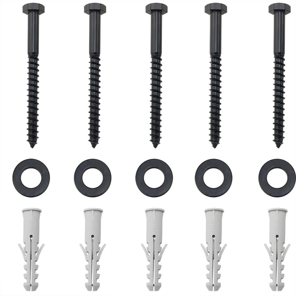 5 Sets Barn Door Wall Spacer Sliding Barn Door Spacers With Screws Adjustable Sp