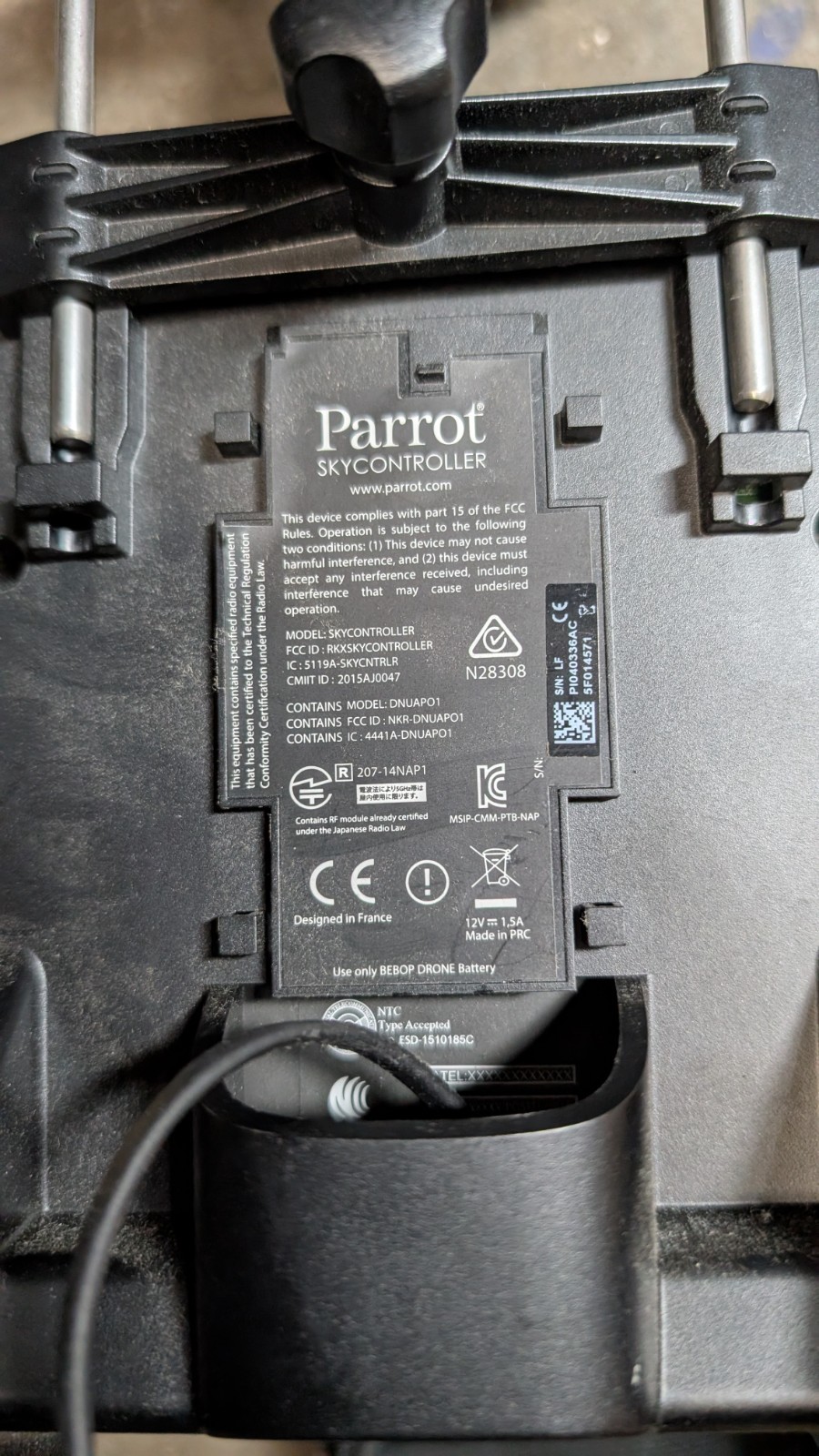Parrot Bebop Drone Skycontroller No Battery