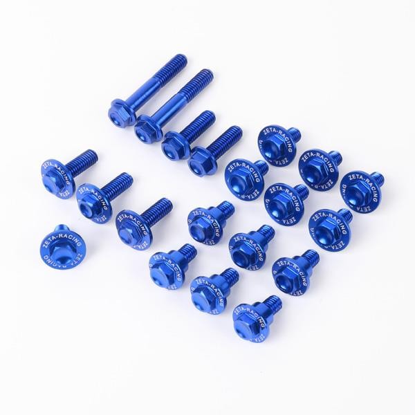 ZETA ZE88-5546 Aluminum Body Bolt Kit - Blue