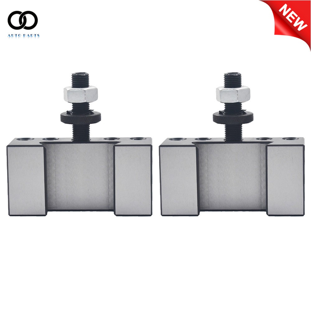 2× AXA Quick Change Tool Post Boring Turning Holder For Lathe 6-12" 2# 250-102