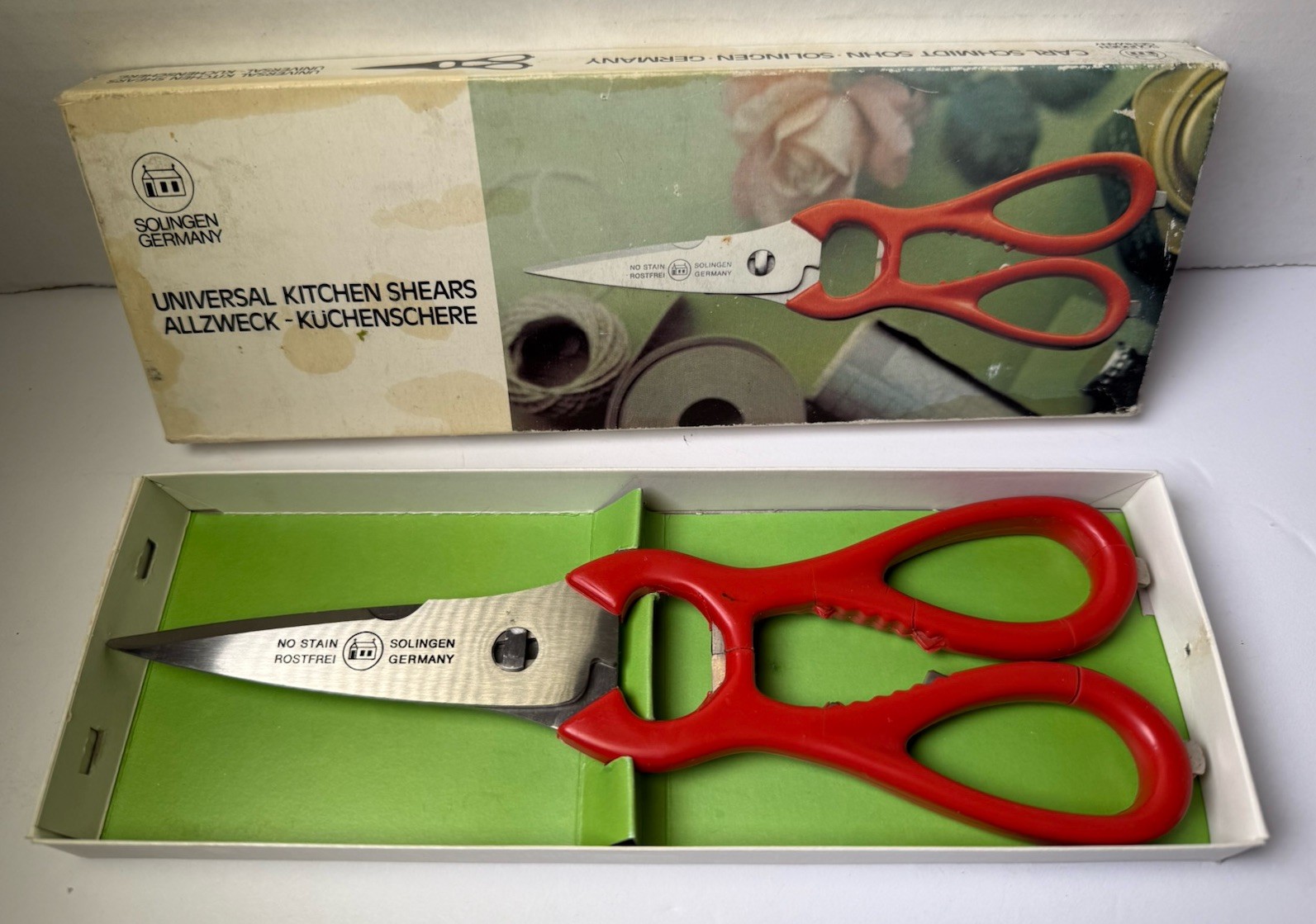 vintage Solingen Germany universal kitchen shears SS-78F