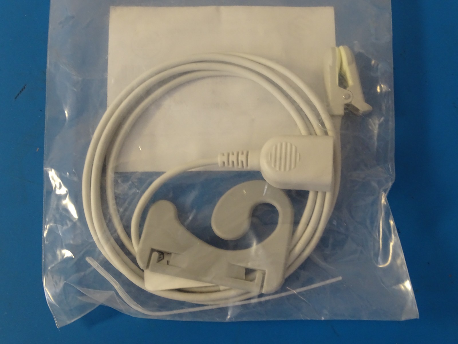 Nihon Kohden Adult Ear Clip SpO2 Sensor Cable 1.5M - Model 809030007