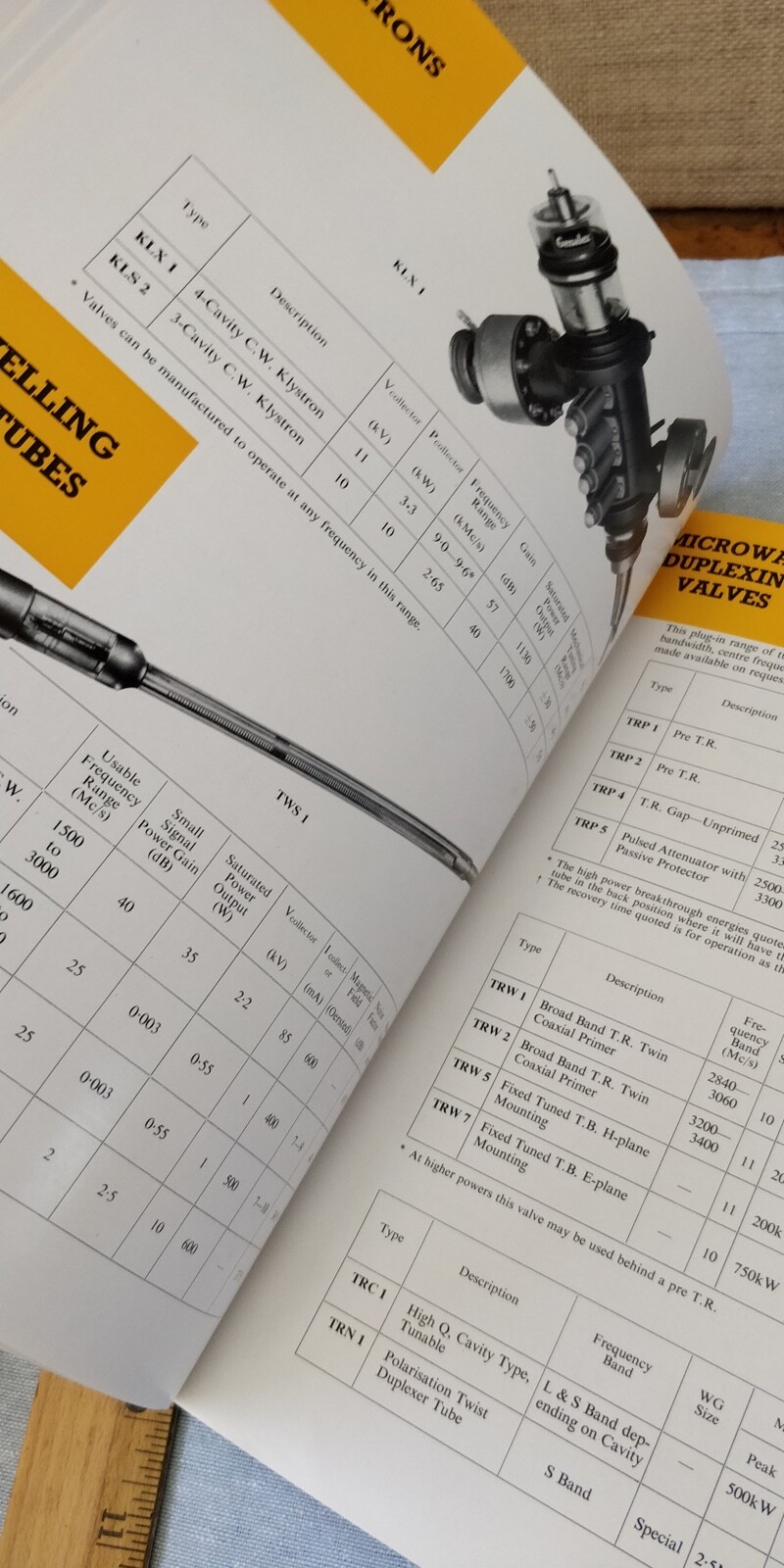 1959 Genalex ~ Valves & cathode ray Tubes ~ Catalog