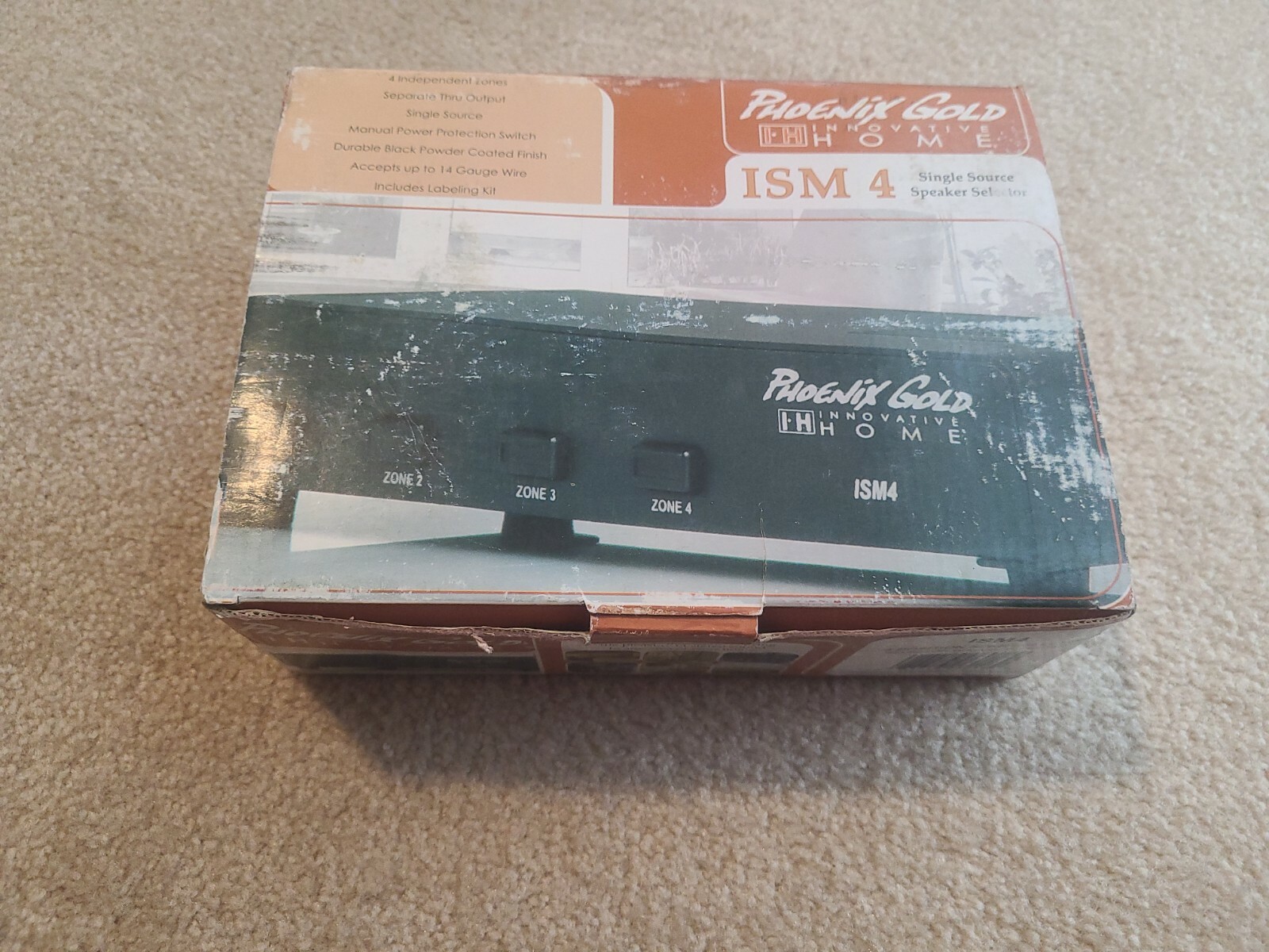 Phoenix Gold Innovative Home ISM 4 Single Source Speaker Selector NOS
