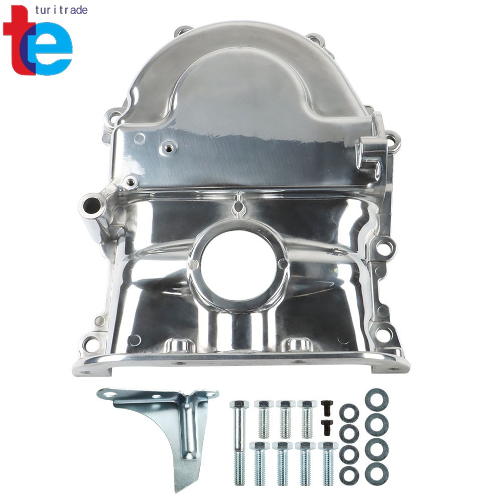 Big Block Polished Aluminum Timing Cover For Ford FE Mercury 360 390 427 428