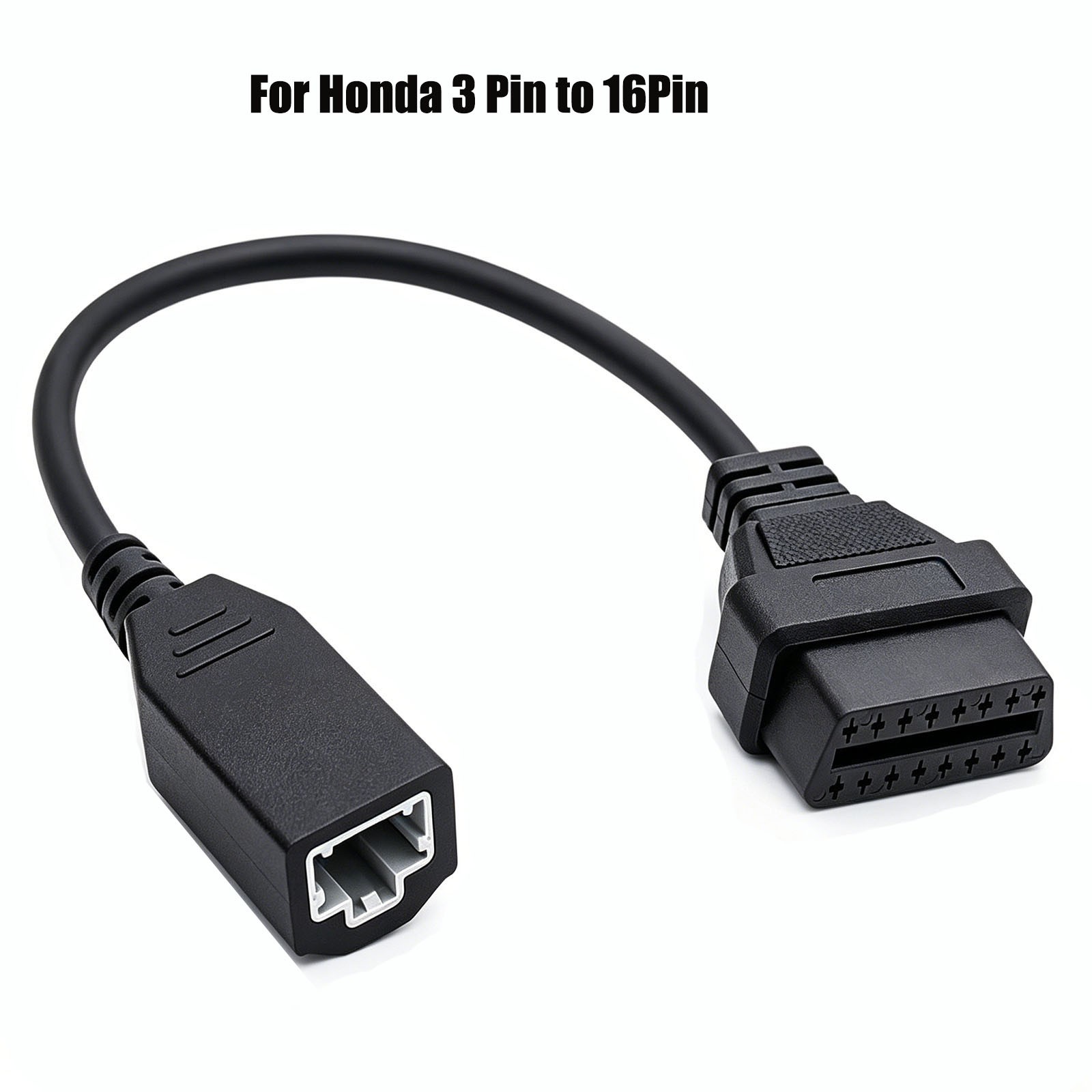 For Honda Diagnostic Connector 3 Pin OBD1 to 16Pin Adapter Cable Wire OBD2 OBDII
