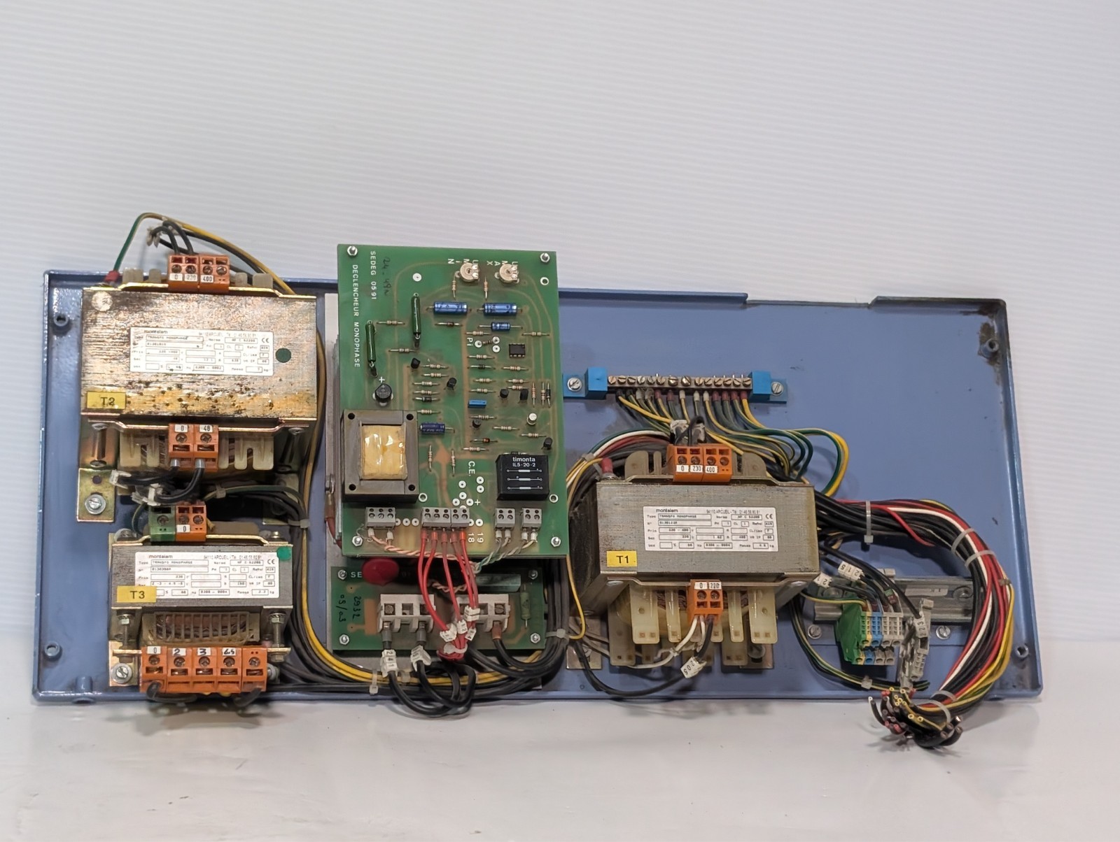 Streamfeeder or Bowe Transformer Panel Montelem 0130101A 0130123A 0130398A