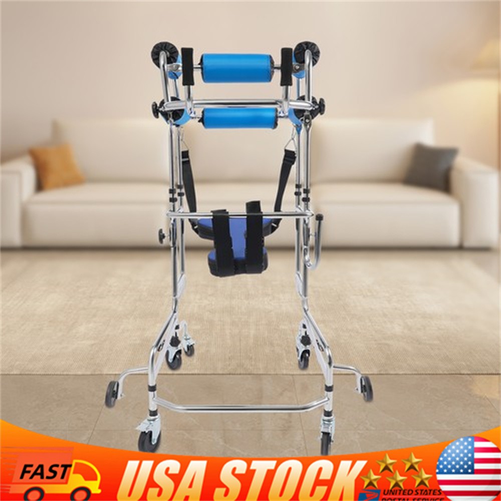 Adult Standing Walker for Seniors Rehabilitation Standing Frame Walking Aid